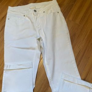 White capris by Faded Glory